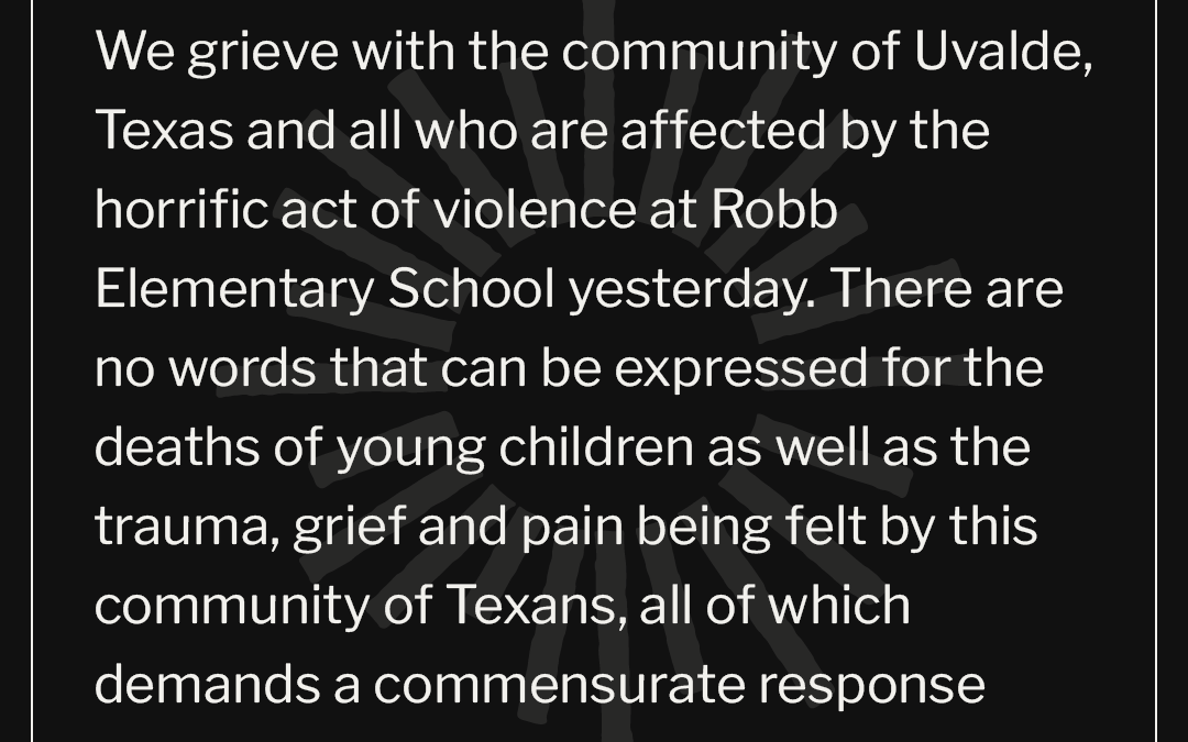 For Uvalde, Sympathy is Not Enough