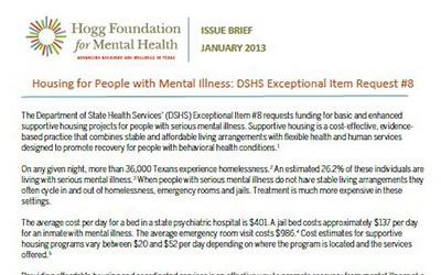 Mental Health Housing Brief