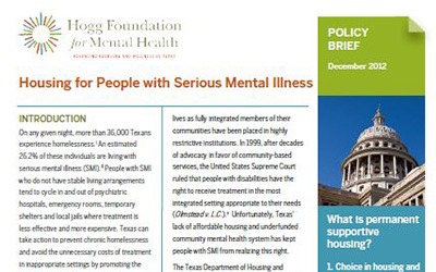 Housing for People with Serious Mental Illness