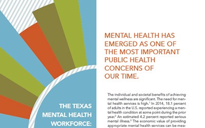 The Texas Mental Health Worforce: Continuing Challenges and Sensible Strategies