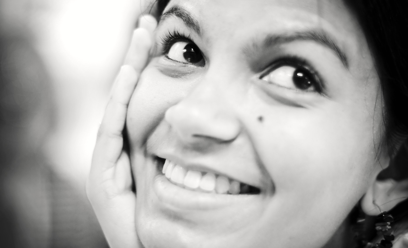 Young woman smiling