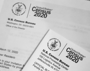 Photo of the 2020 Census forms