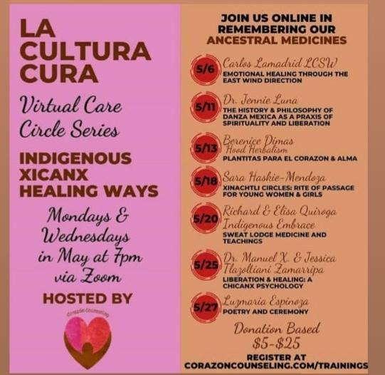 La Cultura Cura: A Virtual Care Circle Series