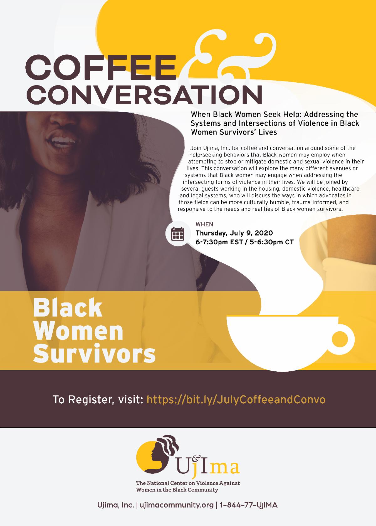 Coffee Conversation When Black Women Seek Help Thursday July