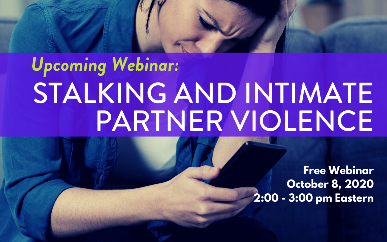 RESOURCES | Stalking, Webinars, and more for Domestic Violence ...