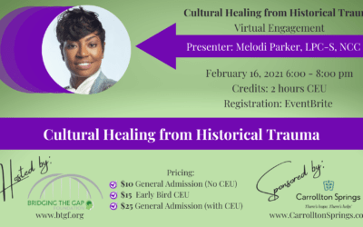 Online Training: Cultural Healing from Historical Trauma 2/16