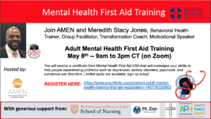 MH first aid training flyer