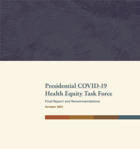 Health Equity Task Force final report front cover