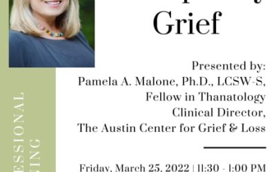Professional Training: Anticipatory Grief