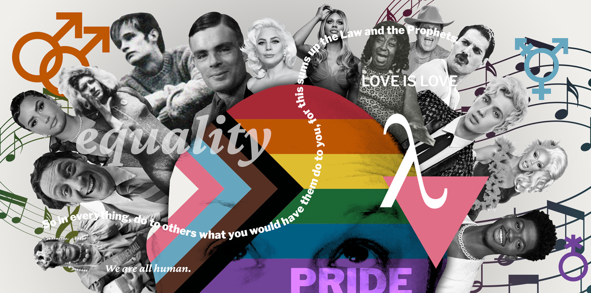 A collage of LGBTQ+ wave makers.