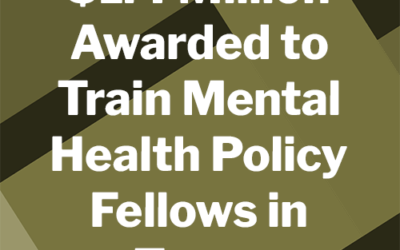 $1.4 Million Awarded to Train Mental Health Policy Fellows in Texas