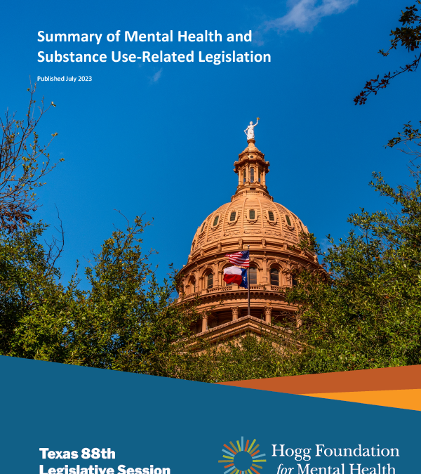 Summary of Mental Health and Substance Use-Related Legislation