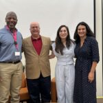 Dr. Octavio N. Martinez, executive director of Hogg Foundation, posing in a photo with other award recipients at the Global Alliance for Behaivoral Health and Social Justice