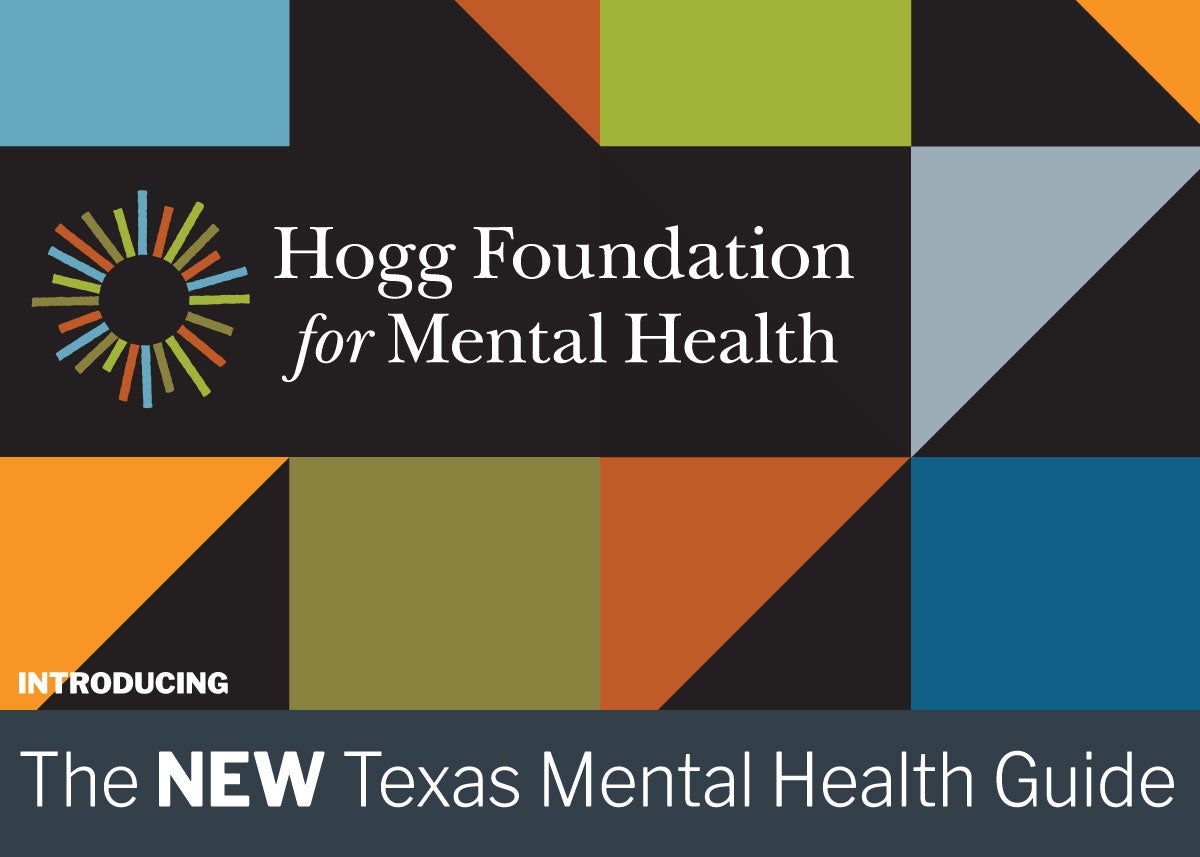 Texas Mental Health Guide postcard graphic