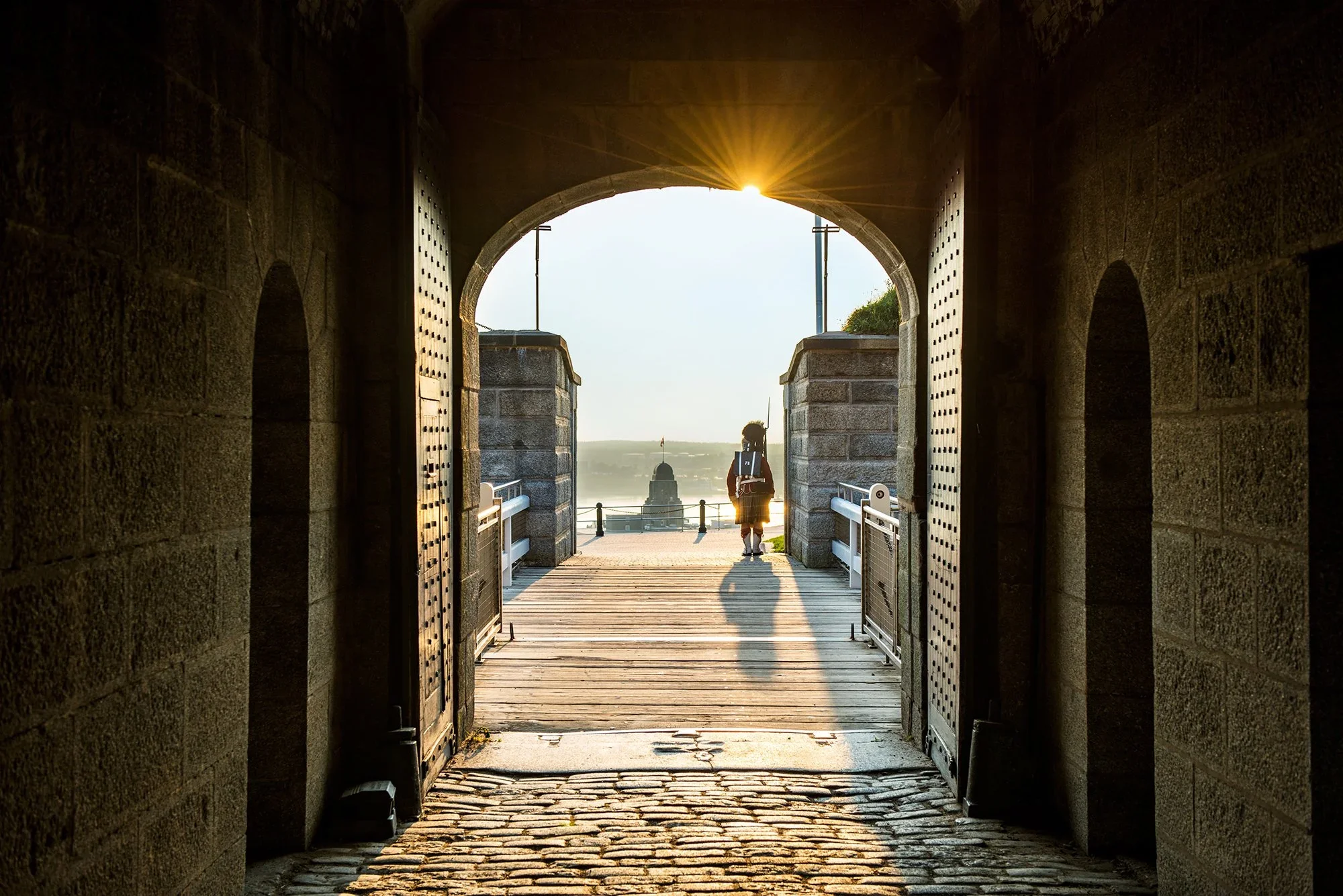 a view through the Citadel