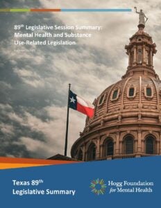 89th Legislative Session Summary Cover
