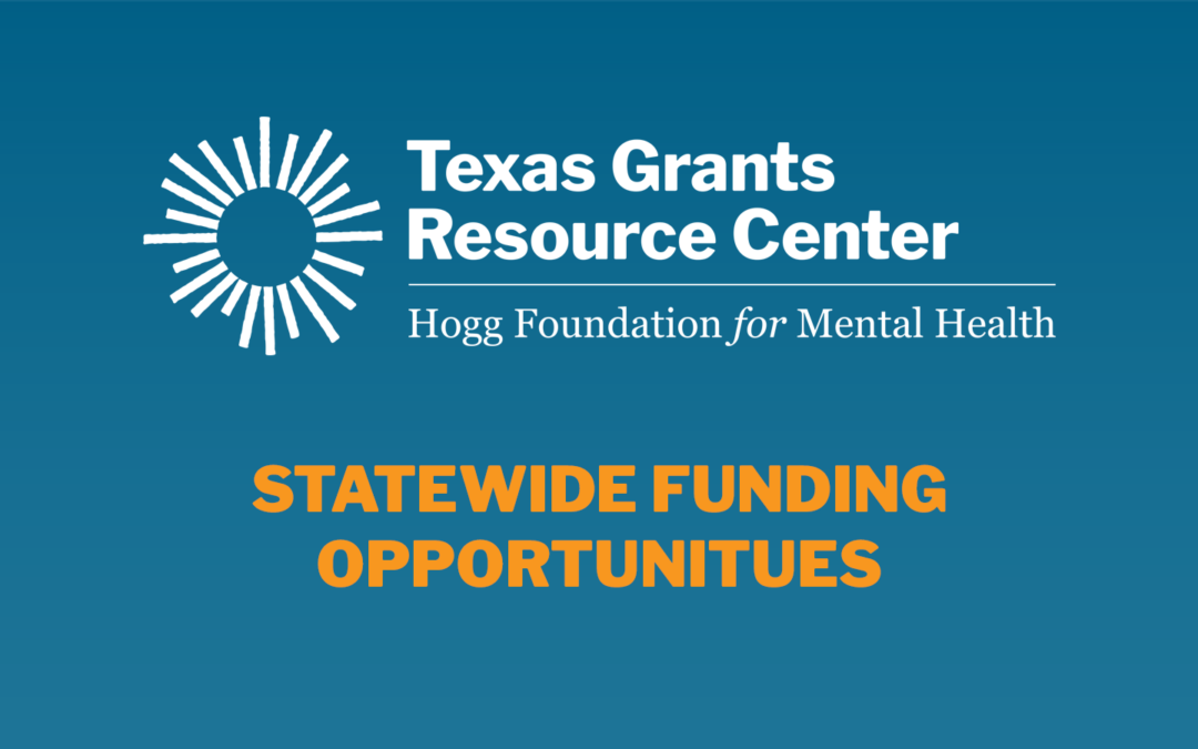 Statewide Funding Opportunities
